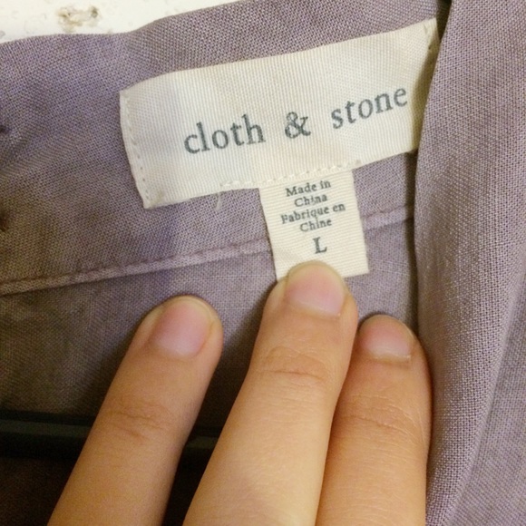 Anthropologie Cloth & Stone Crossfront Jumpsuit - Picture 4 of 6